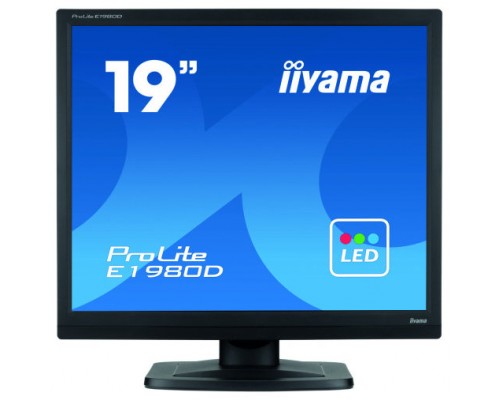 iiyama ProLite E1980D-B1 LED display 48,3 cm (19") 1280 x 1024 Pixeles XGA Negro