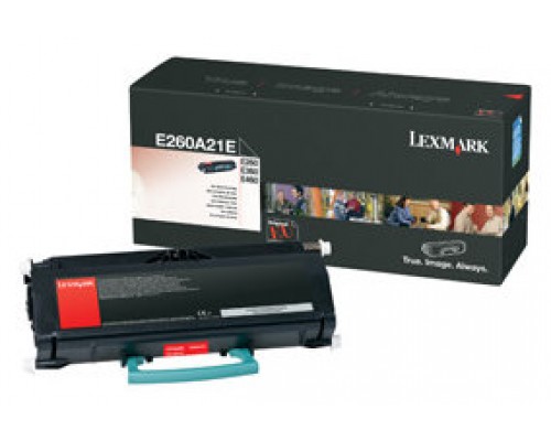 Lexmark E260, E360, E46x Cartucho toner (3,5K)