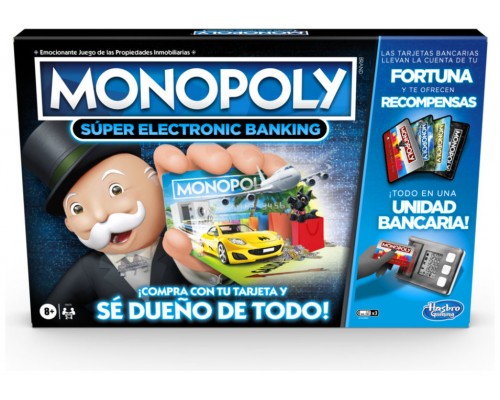 Juego mesa hasbro super electronic banking