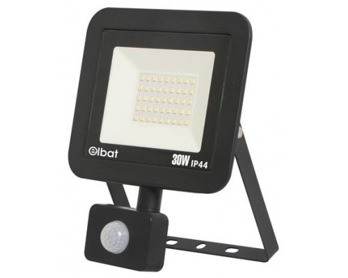 Foco LED Ultra Slim 30W con Sensor 6500K Negro ELBAT (Espera 2 dias)