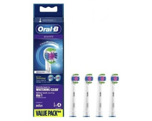 Cabezales De Recambio Oral-b Eb18prb-4 3d White 4