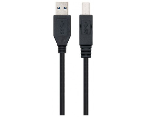 Ewent EW-100103-020-N-P cable USB 1,8 m USB 3.2 Gen 1 (3.1 Gen 1) USB A USB B Negro