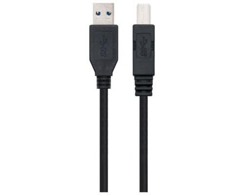 Ewent EW-100203-030-N-P cable USB 3 m USB 3.2 Gen 1 (3.1 Gen 1) USB A Negro