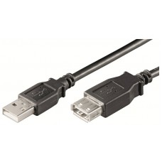 CABLE ALARGADOR USB EWENT USB-A MACHO USB-A HEMBRA 1m