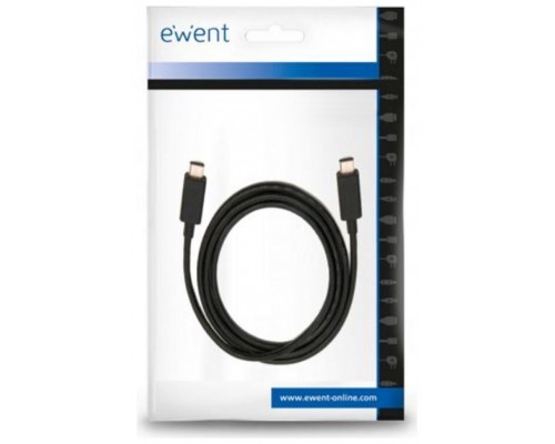 Ewent EC1046 cable USB 1 m USB 3.2 Gen 2 (3.1 Gen 2) USB C Negro