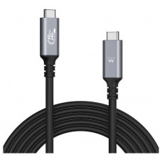 Ewent EC1070 cable USB 1 m USB4 Gen 3x2 USB C Negro