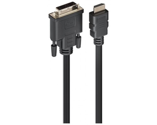 Ewent EC1351 adaptador de cable de vídeo 3 m HDMI tipo A (Estándar) DVI-D Negro