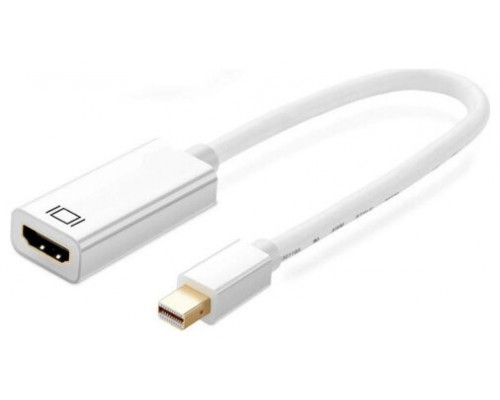 Ewent EC1458 adaptador de cable de vídeo 0,15 m Mini DisplayPort HDMI tipo A (Estándar) Blanco