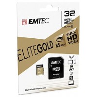 Memoria Sd Micro 32gb Emtec Elite Gold 85mb/s Sd +