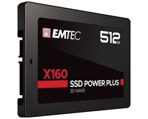 SSD 2.5" 512GB EMTEC X160 3D NAND SATA3 BULK (500GB)