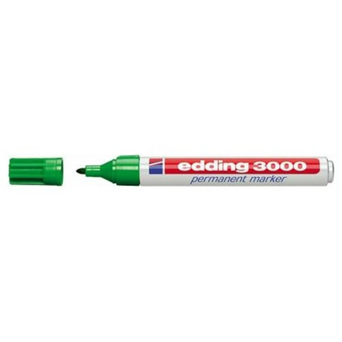 MARCADOR PERMANENTE PUNTA REDONDA 1.5-3MM 3000 VERDE EDDING 3000-04-MR1 MARCADOR PERMANENTE PUNTA REDONDA 1.5-3MM 3000 VERDE EDDING 3000-04