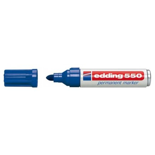 MARCADOR PERMANENTE PUNTA REDONDA 3-4MM 550 AZUL EDDING 550-03-MR1 MARCADOR PERMANENTE PUNTA REDONDA 3-4MM 550 AZUL EDDING 550-03
