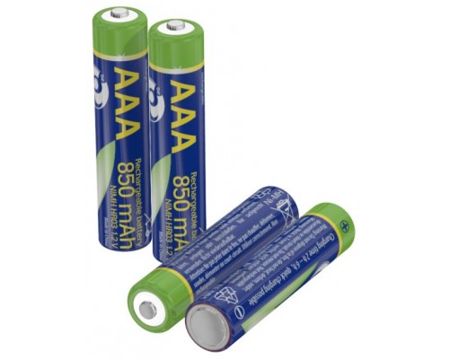 PILAS AAA GEMBIRD NI-MH RECARGABLE 850 MAH 4PCS BLISTER PACK