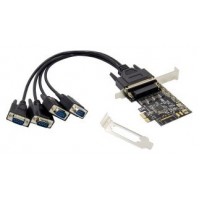 CONTROLADORA PCIe CONCEPTRONIC 4 PUERTOS SERIE