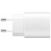 SAMSUNG PD 25W USB C TO USB C WALL CHARGER EP-TA800XW WHITE