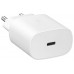 SAMSUNG PD 25W USB C TO USB C WALL CHARGER EP-TA800XW WHITE