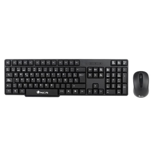 NGS EUPHORIA KIT teclado Rat&oacute;n incluido Universal RF inal&aacute;mbrico QWERTY Espa&ntilde;ol Negro