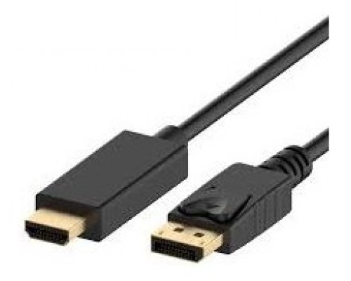 Ewent EC1432 adaptador de cable de vídeo 3 m DisplayPort HDMI tipo A (Estándar) Negro