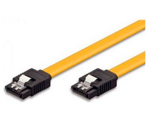Ewent 0.5m, 6GBs, SATA 3 cable de SATA 0,5 m SATA 7-pin Negro, Amarillo