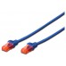 Ewent EW-6U-050B cable de red Azul 5 m Cat6 U/UTP (UTP)