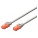 Ewent EW-6U-100 cable de red Gris 10 m Cat6 U/UTP (UTP)