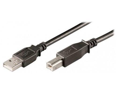 Ewent 1.8m USB A/mirco USB B cable USB 1,8 m USB 2.0 Micro-USB B Negro