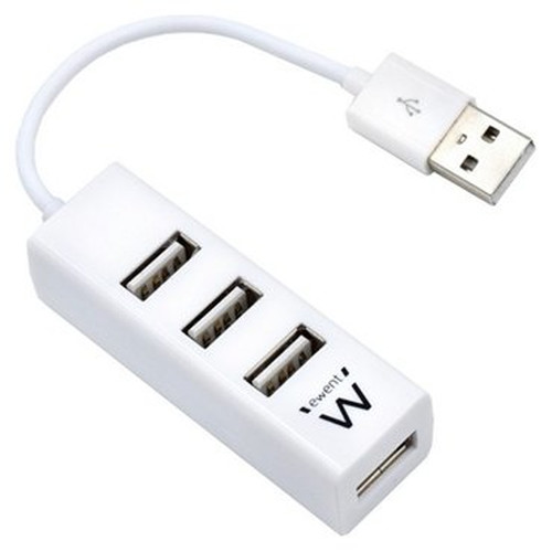 HUB EWENT USB 2.0 HIGH SPEED USB-A 4 PUERTOS BLANCO-DI1 HUB EWENT USB 2.0 HIGH SPEED USB-A 4 PUERTOS BLANCO