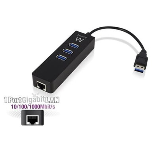 Hub usb ewent 3 puertos +