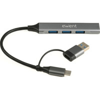 HUB EWENT EW1154 USB-C/USB-A 3.2 1PTO USB-A 3.2 3PTOS