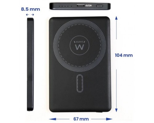 EWENT POWERBANK SLIM 5000mAh MagSafe PD 20W