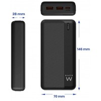 POWERBANK EWENT 22.5W 20000MAH 2TYPE-C/1TYPE-C/2USB-A