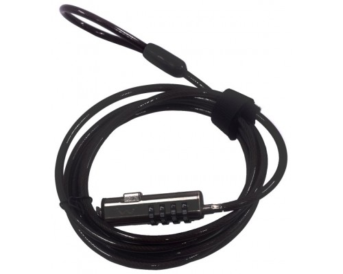 Ewent EW1238 cable antirrobo Negro 1,8 m