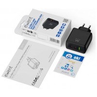 EWENT Cargador Gan Fast 65W 2 USB-C PD-1USB-A QC-3IA EWENT Cargador Gan Fast 65W 2 USB-C PD-1USB-A QC