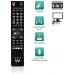 Ewent EW1570 mando a distancia DTT, DVD/Blu-ray, Proyector, SAT, STB, Altavoz para barra de sonido, TV, Universal, VCR Botones