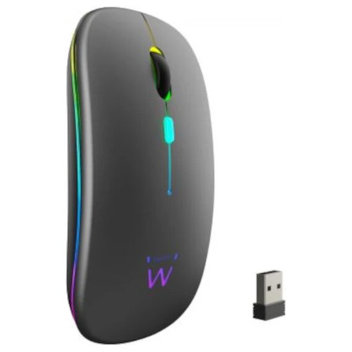 RATON EWENT DUAL NEGRO RGB BLUETOOTH BATERIA RECARGABLE-DI1 RATON EWENT DUAL NEGRO RGB BLUETOOTH BATERIA RECARGABLE