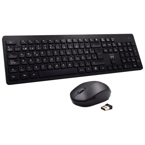 COMBO TECLADO RATON EWENT ESPAÑOL TECLAS CONCAVAS RF INALMABRICO NEGRO-DI3 COMBO TECLADO RATON EWENT ESPAÑOL TECLAS CONCAVAS RF INALMABRICO NEGRO