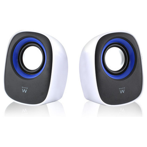 ALTAVOCES EWENT EW3513 2.0 5W RMS USB BLANCO/NEGRO