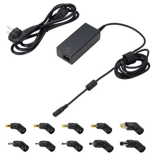 EWENT Cargador Auto. Univer Notebook 65W 10 Puntas