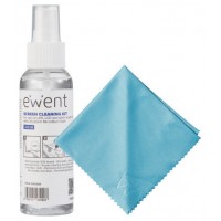 KIT DE LIMPIEZA DE PANTALLAS EWENT EW5668 100ML C/PANO