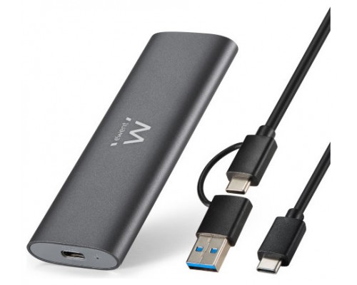 Ewent EW7060 caja para disco duro externo Caja externa para unidad de estado sólido (SSD) Gris Oscuro