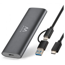Ewent EW7061 caja para disco duro externo Caja externa para unidad de estado sólido (SSD) Gris Oscuro