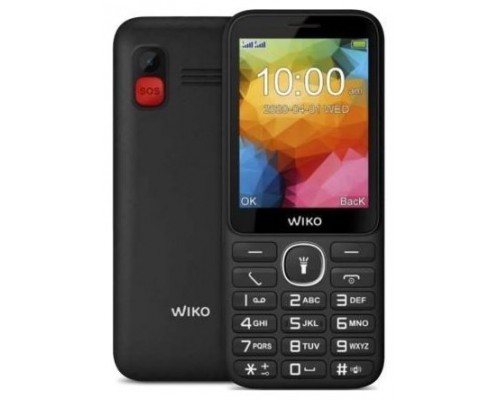 Telefono movil wiko f200 negro 2.8pulgadas