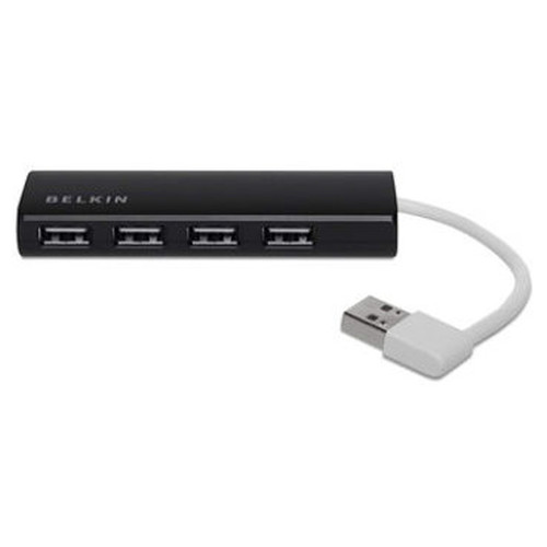 Belkin F4U042BT hub de interfaz 480 Mbit/s Negro
