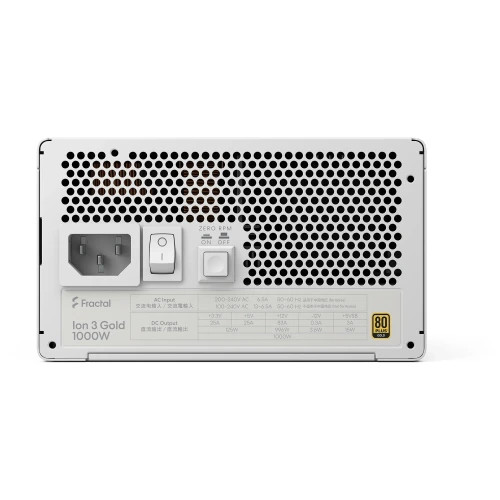FRACTAL DESIGN FUENTE DE ALIMENTACION ION 3 80+ GOLD BLANCA (FD-P-IA3G-101)-26MR FRACTAL DESIGN FUENTE DE ALIMENTACION ION 3 80+ GOLD BLANCA (FD-P-IA3G-101)