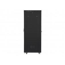 ARMARIO LANBERG RACK 19? 27U 800X1000 FLAT PACK NEGRO PUERTA DE CRISTAL CON LCD