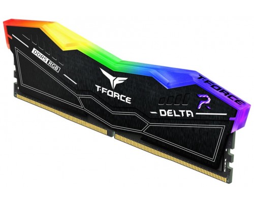 DDR5 TEAMGROUP T-FORCE DELTA RGB 16GB X2 6000 NEGRO