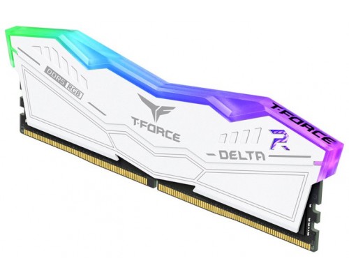 DDR5 TEAMGROUP T-FORCE DELTA RGB 16GB X2 6000 BLANCO