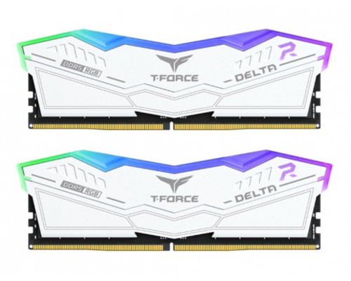 DDR5 TEAMGROUP T-FORCE DELTA RGB 32GB X2 6000 BLANCO