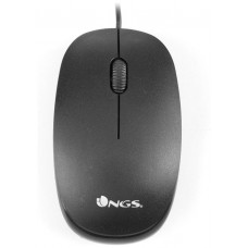 Mouse Ngs Flame Black Optico Con Cable