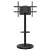 SOPORTE AISENS SUELO RUEDAS BANDEJA DVD PANTALLA 50KG 37-86 NEGRO